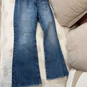 AG Farrah Boot Crop Denim